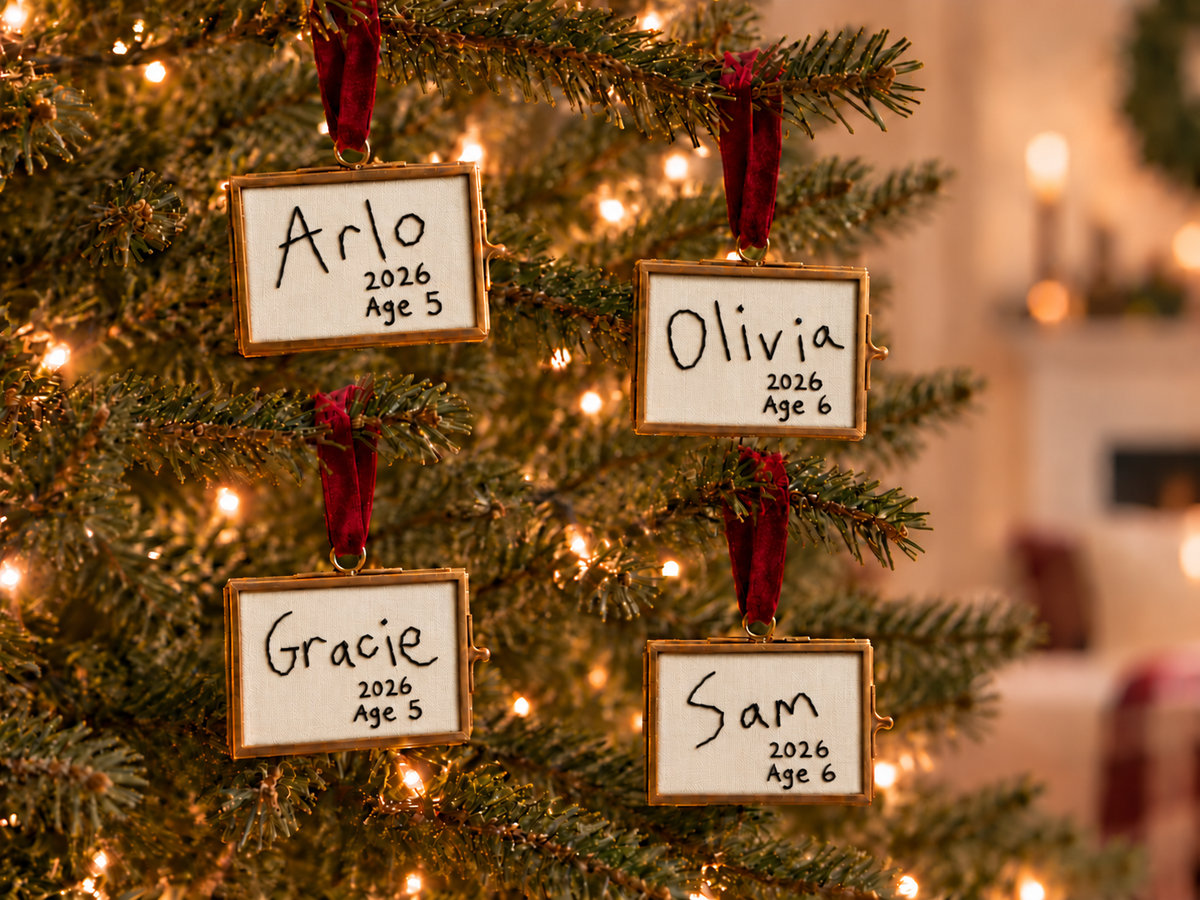 Christmas hanging frame